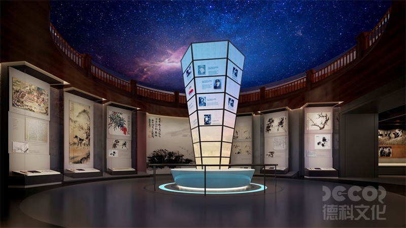 現(xiàn)代簡約企業(yè)展廳設(shè)計如何做到視覺上的層次感？