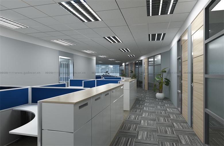 辦公室設計裝修如何設計合理的員工工位間距？